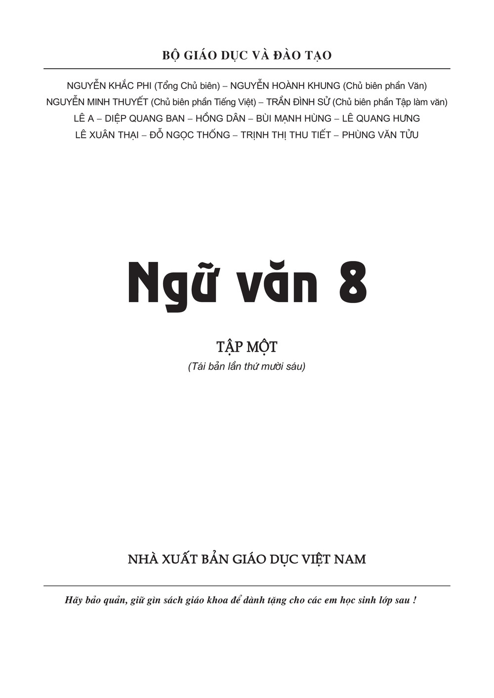 Download Ngữ văn 8 Tập 1