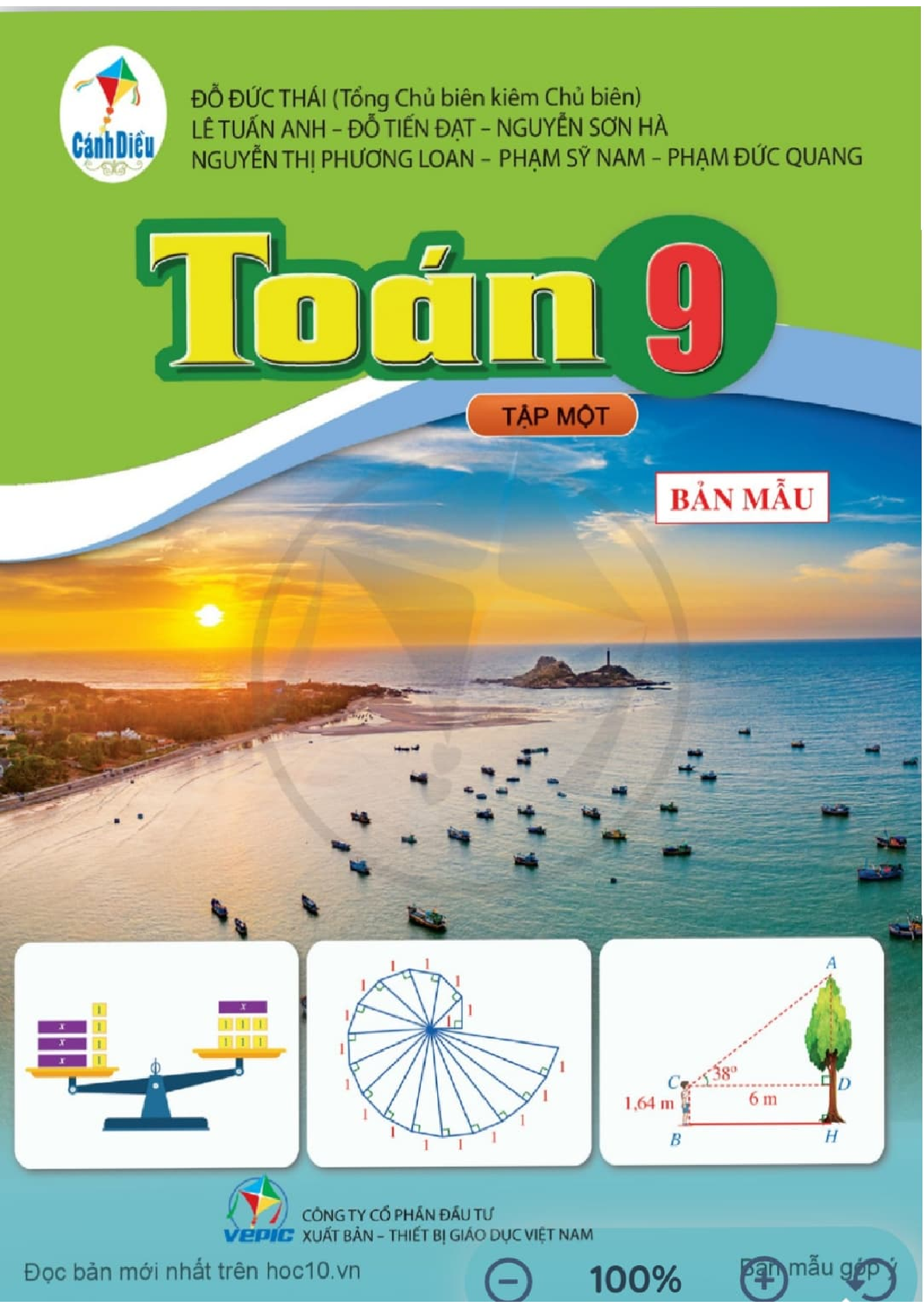 Download SGK Toán 9 Tập 1 - Cánh Diều