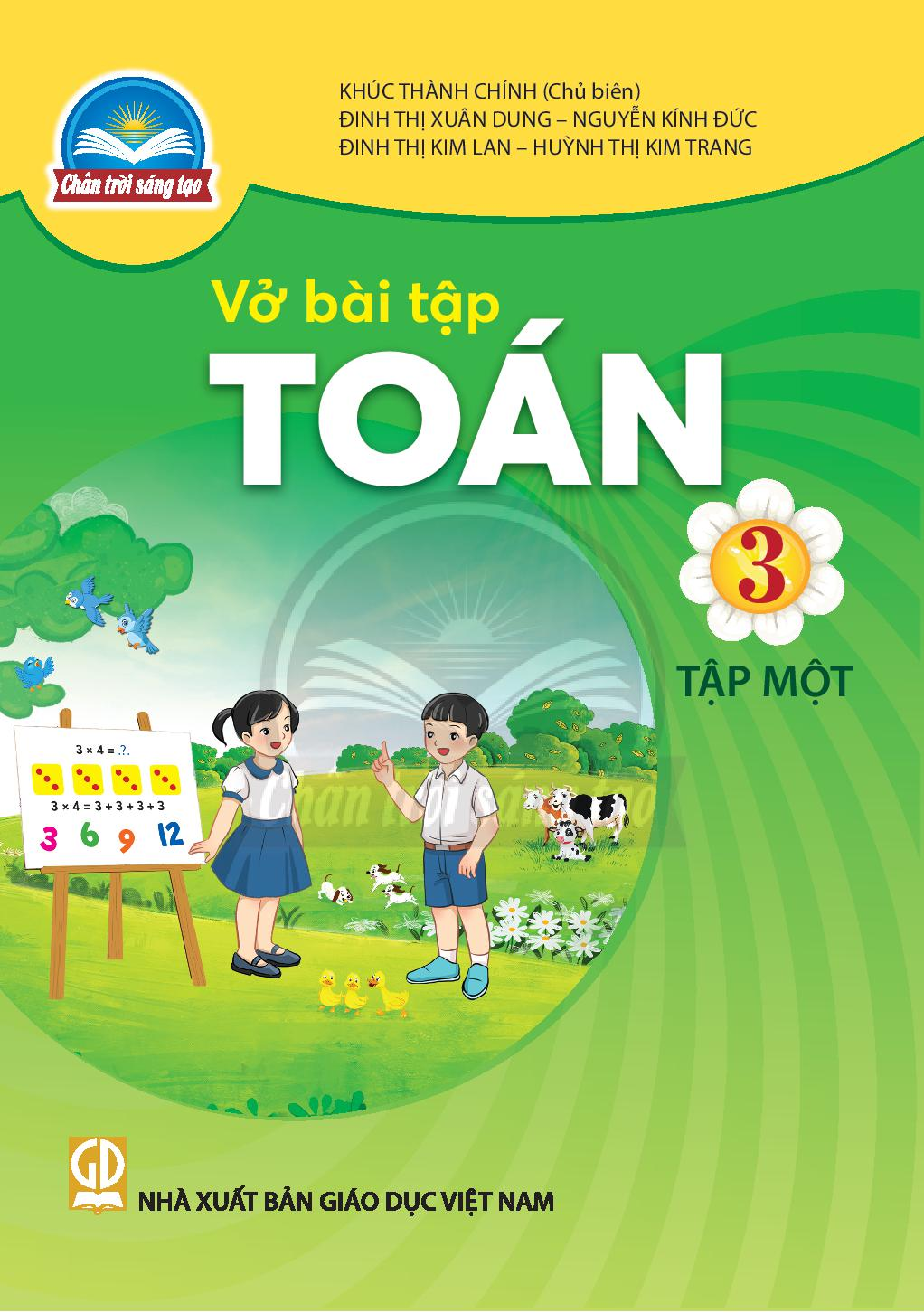 Download SBT Toán 3 Tập 1 - Trân trời sáng tạo