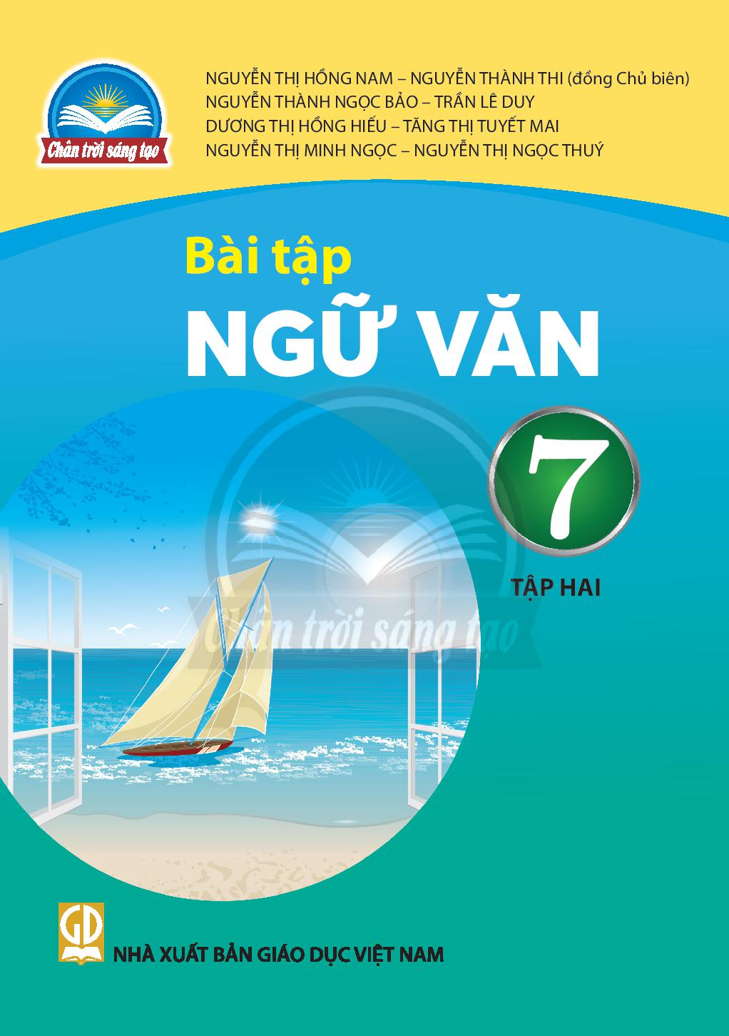 Download SBT Ngữ văn 7 Tập 2 - Trân trời sáng tạo